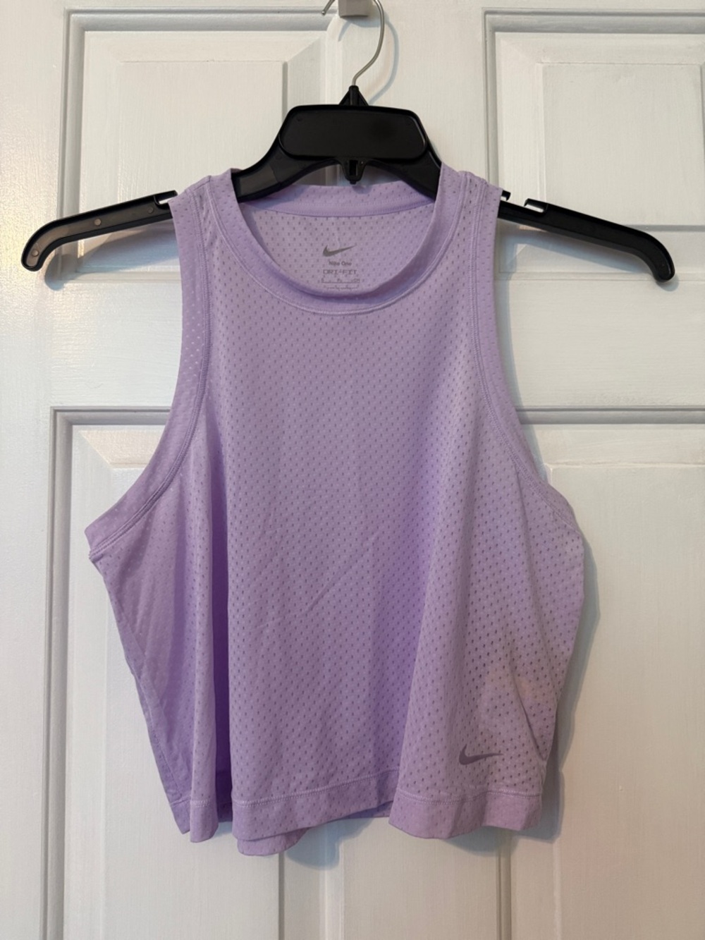 Nike One Lavender Mesh Racerback Tank Top Size Small NEW